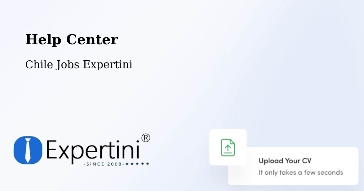 Help Center – Algarrobo - Chile Jobs Expertini